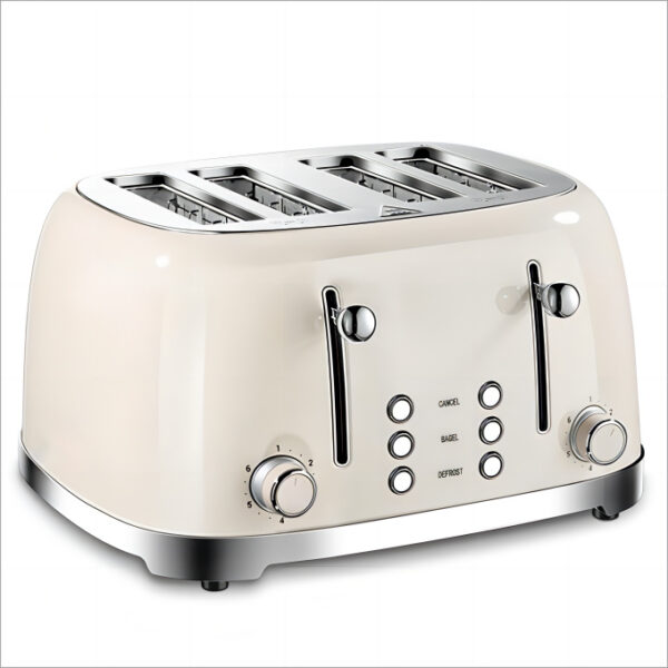 Stainless Steel 4 Slice Toaster